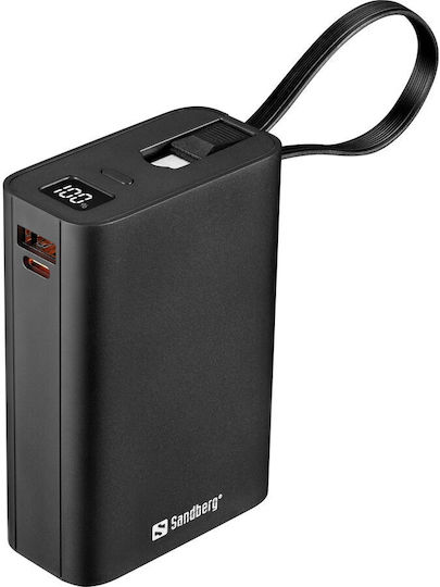 Sandberg Connect Power Bank 20000mAh 20W with USB-A Port and USB-C Port Black