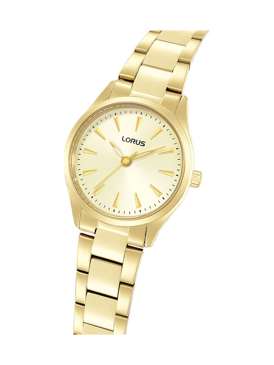 Lorus Women's Watch with Gold Metal Bracelet