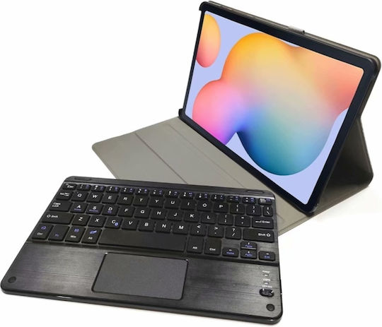 Flip Cover με Πληκτρολόγιο στα Αγγλικά US Μαύρη (Lenovo Tab M10 10.1")