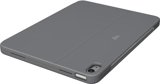 Logitech Combo Touch Flip Cover with Keyboard in German Oxford Gray for iPad Air 11" 2024/2025/2026