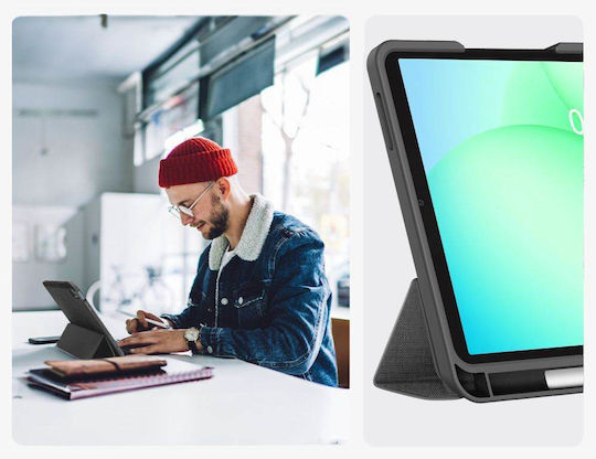 Tech-Protect Флип капак Сив (Galaxy Tab A9+, A11+ Plus, X210, X215, X216, X230, X235, X236)
