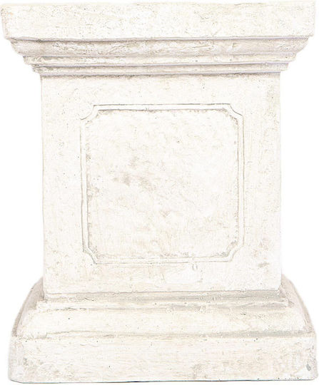 Abararam Ανθοστήλη Τσιμεντένια Μπεζ 34x34x40εκ.