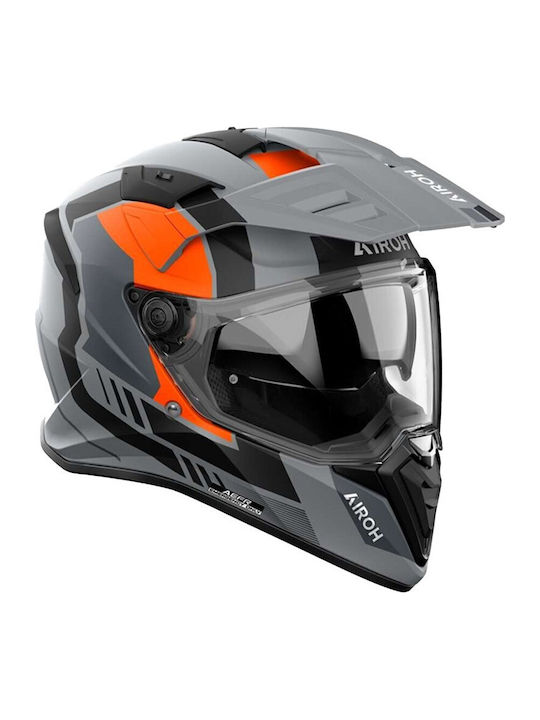 Airoh Bandit Tune Orange Matt Мотоциклетна каска Full Face ECE 22.06 1630гр с Sunvisor