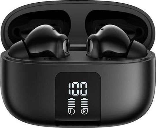 Joyroom Funpods JR-FN3 In-ear Bluetooth Handsfree Ακουστικά με Θήκη Φόρτισης Μαύρα
