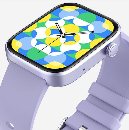 Colmi P71 45mm Smartwatch με Παλμογράφο (Ροζ Χρυσό)