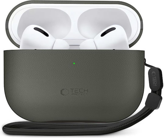 Tech-Protect Naturalfit Θήκη Σιλικόνης σε Πράσινο χρώμα για Apple AirPods Pro 3