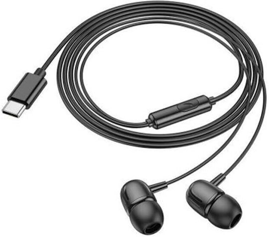 Borofone Bm77 Безжични Стерео с жак USB-C Черен