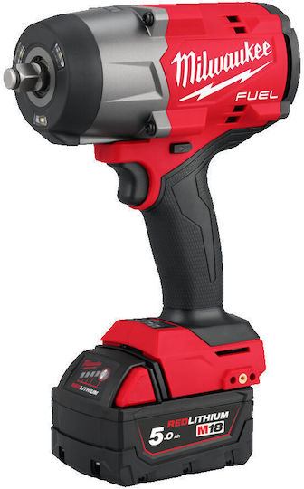 Milwaukee M18 FHIW2F12-502X Brushless Μπουλονόκλειδο Μπαταρίας 18V 2x5Ah με Υποδοχή 1/2"