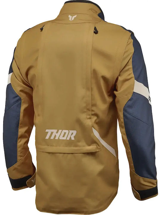 Thor Dual Sport Terrain Winter Men's Motorcycle Jacket Brown