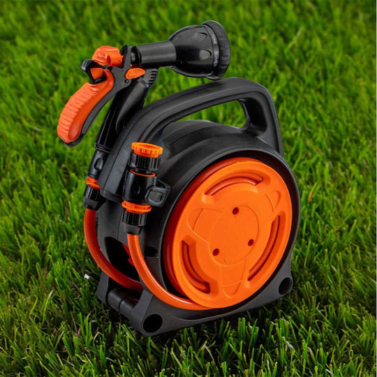 Nakayama Gh1000 Garden Hose Box with 10m 1/2" Hose with Rewind Handle