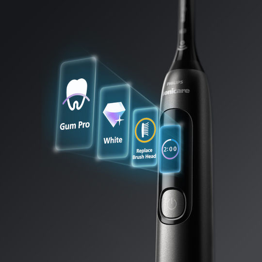 Philips Sonicare Irigator bucal cu Senzor de Presiune și Husă de Călătorie Negru