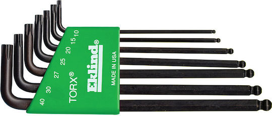 Eklind Set mit 7 Torx-Schlüsseln