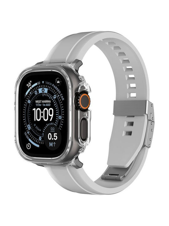 AmazingThing Πλαστική Θήκη σε Διάφανο χρώμα για Apple Watch Ultra 3 49mm