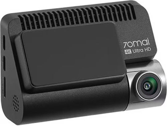 70mai A800se Car Video Camera 4K 3" IPS Screen WiFi Sony Starvis 2 140° Recording Angle App Control GPS HDR Black