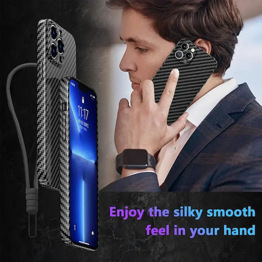 Калъф Galful iPhone 15 Pro 14555-27 8865-40 6.1" Ултра Тънък Матиран Капак Черен