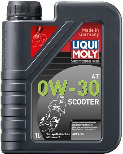 Liqui Moly Scooter 0W-30 Συνθετικό Λάδι Μοτοσυκλέτας για Τετράχρονους Κινητήρες 1lt