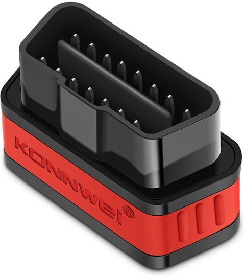 Konnwei KW901 Fahrzeugdiagnosewerkzeug Digital OBD 2 mit Bluetooth Kompatibel mit Android