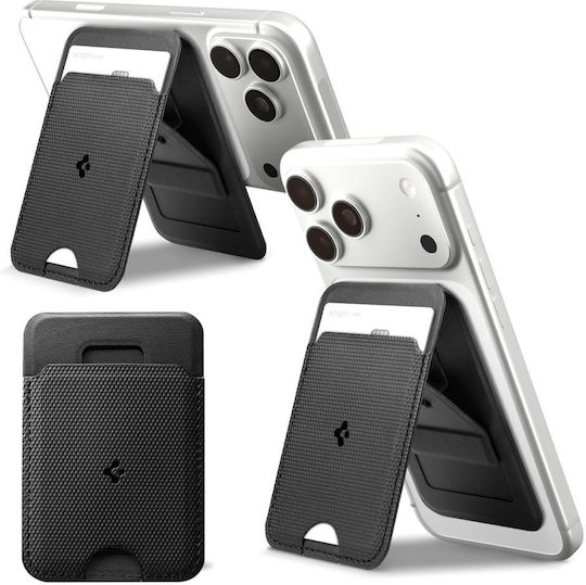 Spigen MagSafe Θήκη Καρτών σε Μαύρο χρώμα