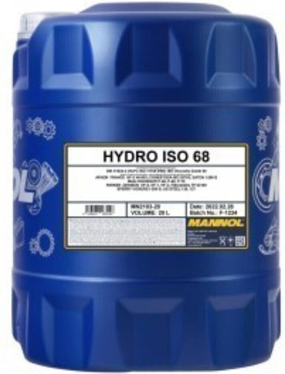 Mannol Хидравлично Масло Iso 68 Din51524 Part Ll 20л
