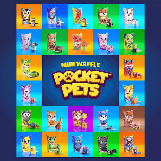 Marioinex Конструктори Poket Pets Crab за 3+ Години 33 Бройки