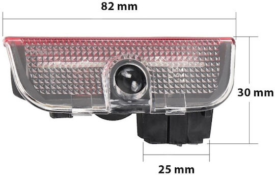 Proiectoare Ușă Mașină Lumină Led Ușă Logo Volkswagen Shadowlight cu Logo VW