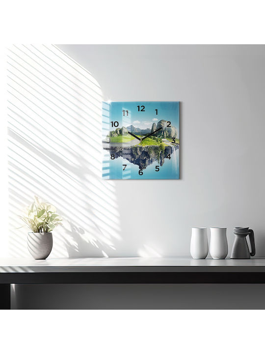 Tulup Kids Glass Wall Clock 30x30cm
