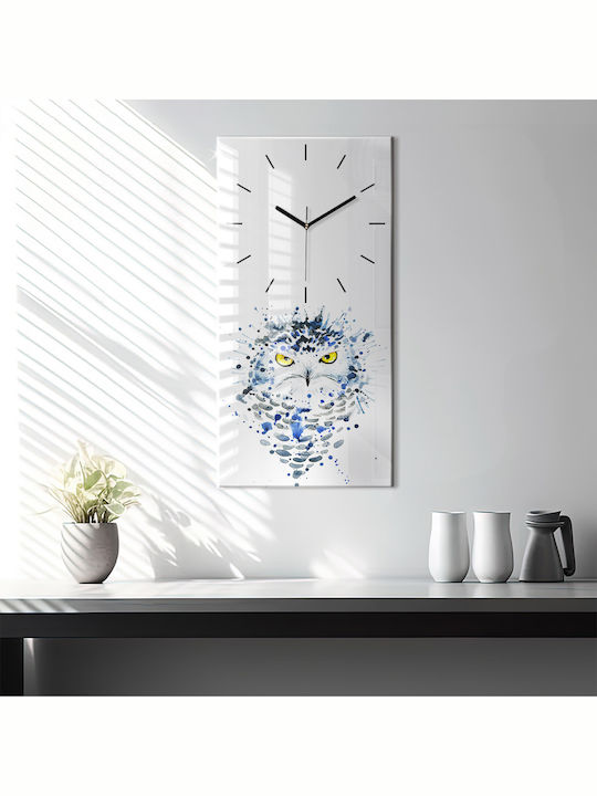 Tulup Παιδικό Ρολόι Τοίχου Γυάλινο 30x60cm