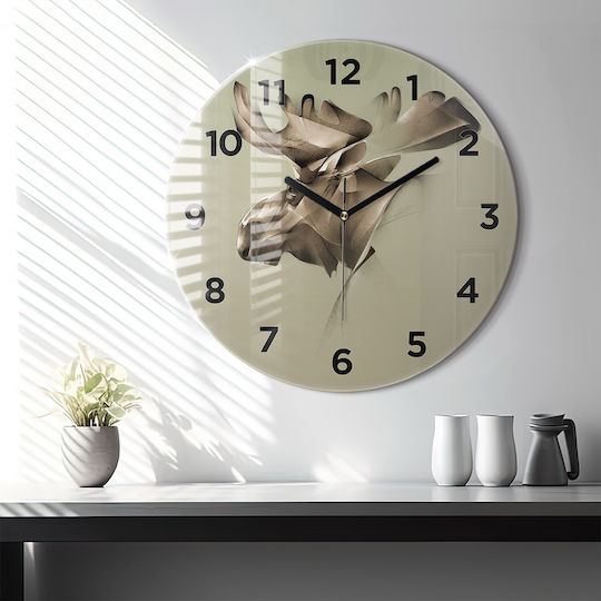 Tulup Kids Glass Wall Clock
