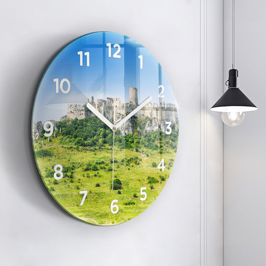 Tulup Kinder Wanduhr Glas
