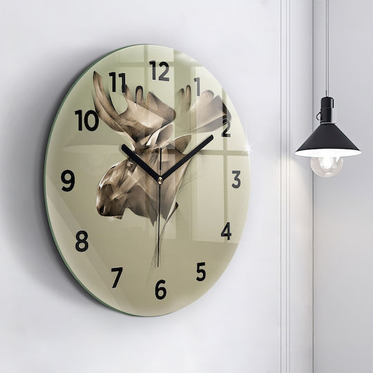 Tulup Kids Glass Wall Clock