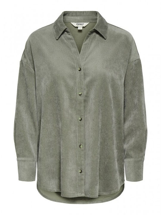 Women's Long Sleeve Shirt Smokey Olive