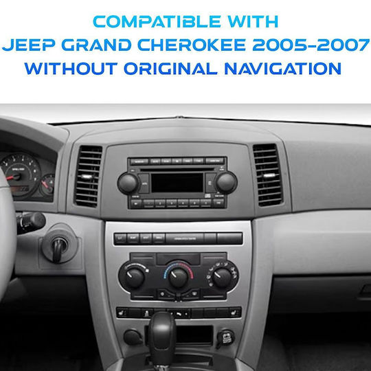 Digital IQ Ηχοσύστημα Αυτοκινήτου για Jeep Grand Cherokee 2005-2007 (Bluetooth/USB/WiFi/GPS/Apple-Carplay/Android-Auto) με Οθόνη Αφής 10"