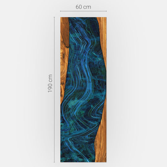Protecție Magnetică Pentru Radiator Model Val De Rășină Pe Lemn 60x190 Cm