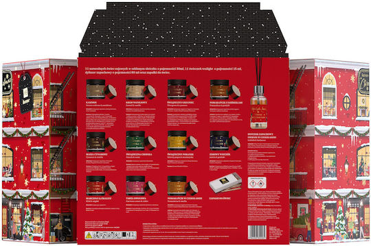 HiSkin Christmas Advent Calendar Σόγιας Πορτοκαλί 11τμχ