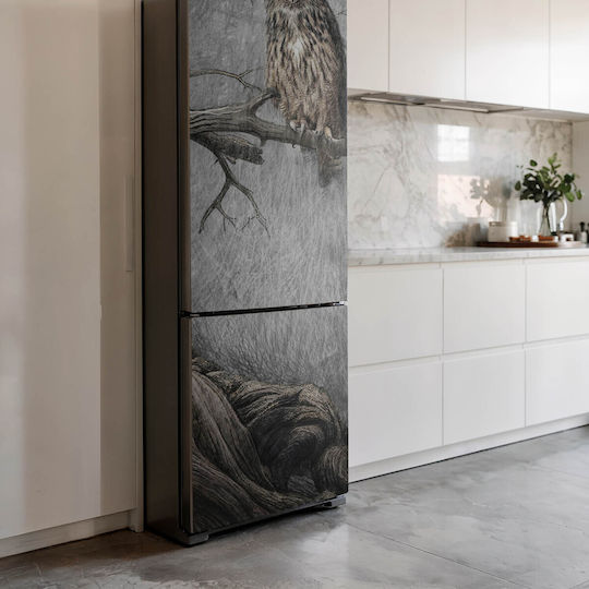 Магнитно Калъфче За Хладилник Фризер Бухал Клон В Гората 60x190 См