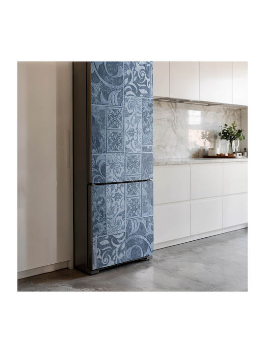 Husă Magnetică Pentru Frigider Bucătărie Design Decorațiuni Faianță 60x190 Cm