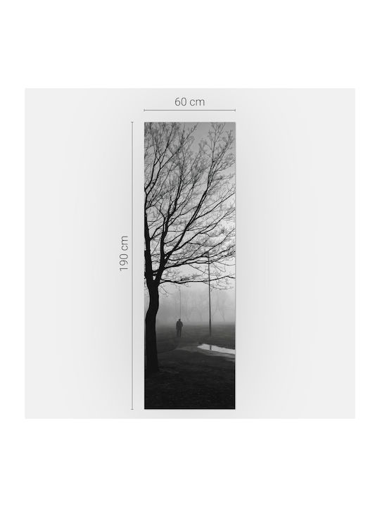 Magnetică Husă Frigider Congelator Plimbare De Iarnă În Ceață 60x190 Cm