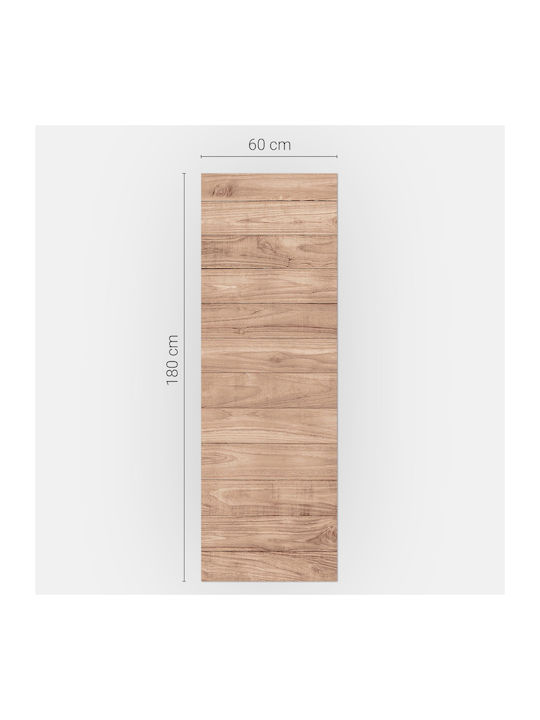 Wandsticker Magnetisches Kühlschrank Cover Holzplatte Vertikale Position 60x180 cm