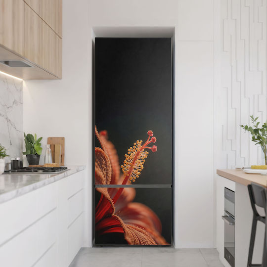Magnetisches Kühlschrankcover Design Dünne Blume Nahaufnahme 70x190 cm