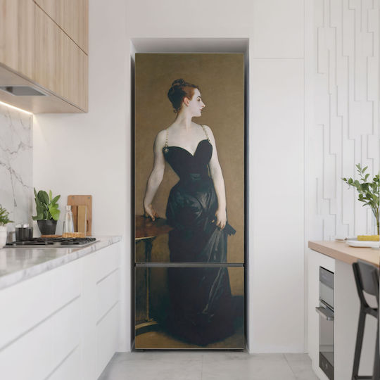 Wandsticker Magnetisches Kühlschrankcover Design Elegante Figur Kleid 70x190 cm Wandsticker Magnetisches Kühlschrankcover Design Elegante Figur Kleid 70x190 cm