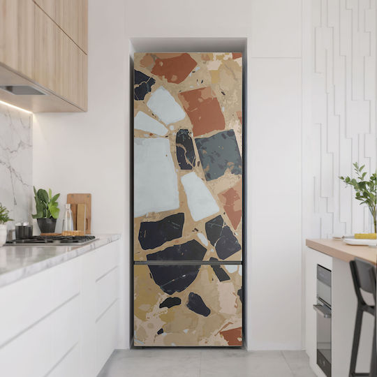 Husă Magnetică Pentru Frigider Decorativă Prim-Plan Mozaic De Piatră 70x190 Cm Husă Magnetică Pentru Frigider Decorativă Prim-Plan Mozaic De Piatră 70x190 Cm