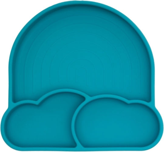 Babychefs Babychefs Silicone Feeding Set Turquoise 3 Pieces