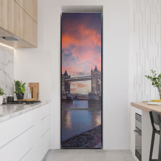 Moderne Magnetische Kühlschrank Wandsticker Die Aussicht auf die Tower Bridge in London 60x250 cm