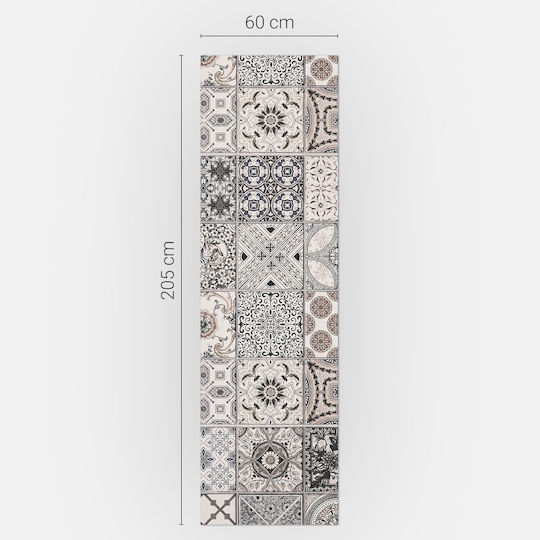 Magnetisches Kühlschrank-Wandsticker mit Mosaikfliesenmuster 60x250 cm