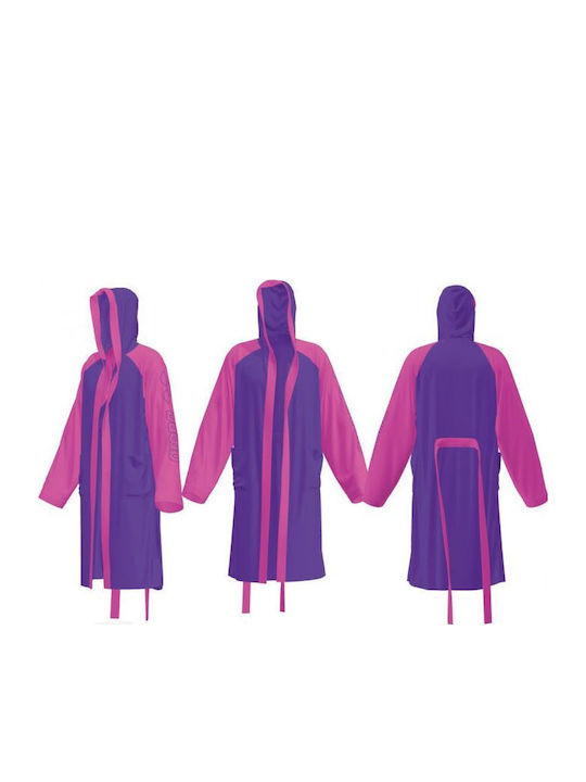 Μπουρνουζι Arena Cotton Robe Bicolor Violet-shocking Pink