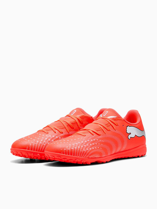 PUMA Future Football Shoes with Molded Cleats Red