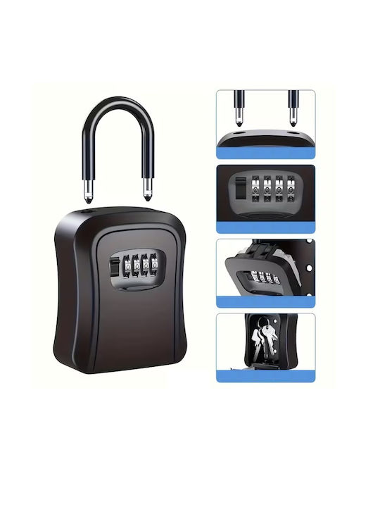 Panora Combination Key Holder with Horseshoe Metallic and Combination Dial 11x9cm