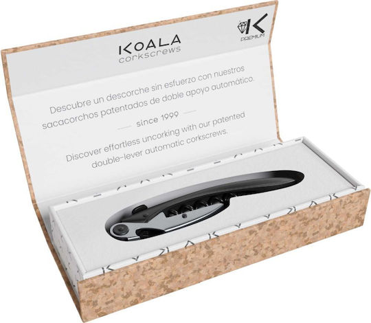Deschizător Koala Big Tech Negru Ambalaj Cadou Dop