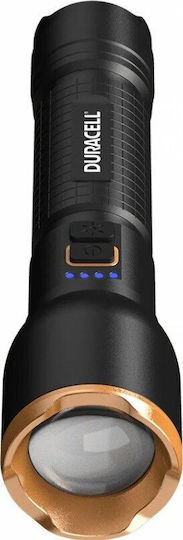 Duracell Rechargeable LED Flash Light IP54 with Maximum Brightness 3000lm