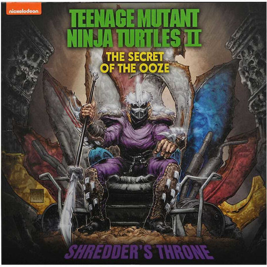 Teenage Mutant Ninja Turtles 2 Secret Ooze Диорама Тронът На Shredder 27 См Neca54432-01